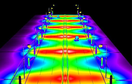 Dialux design of Road Street Lighting